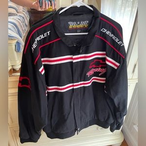 Men’s Chevrolet Racing Jacket by Essex, size Large.
